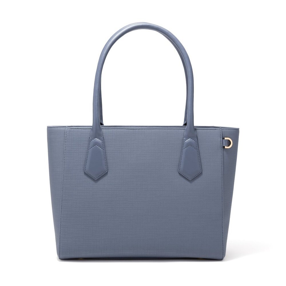 Dagne Dover Signature Tote Ash Blue - Classic Size